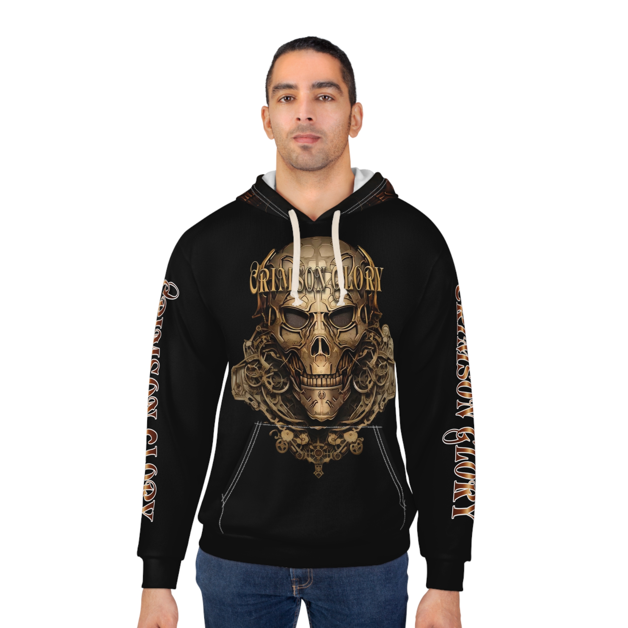 Crimson Glory Unisex Pullover Hoodie - Image 4